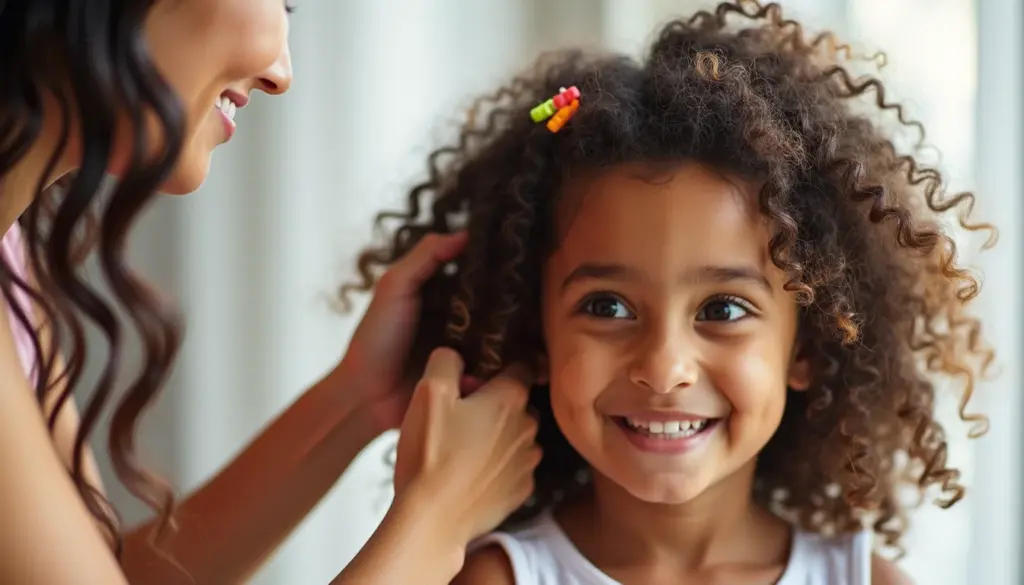 Cabelo Cacheado Penteados Infantis Simples e Rápidos Para o Dia a Dia