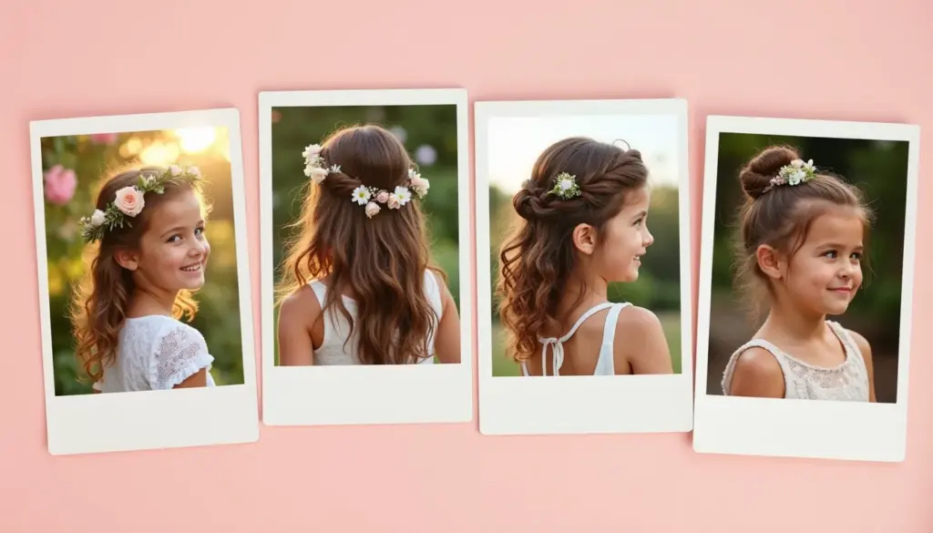 60 Penteados de Daminha Lindos e Confortáveis para Casamento