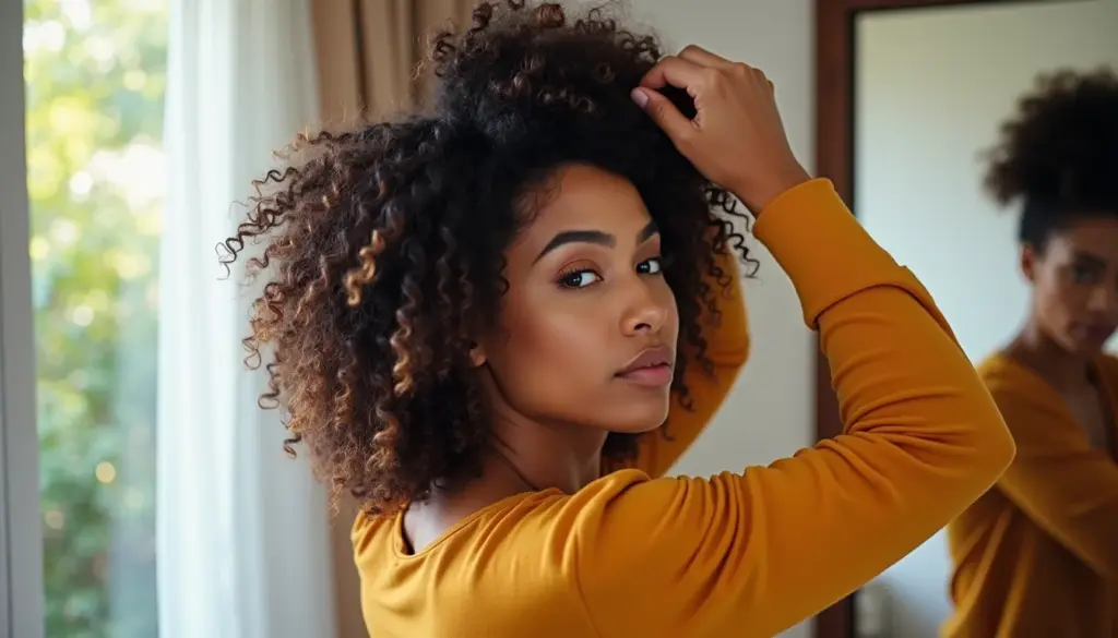 6 Penteados em Cabelo Cacheado para Fazer Sozinha em Casa
