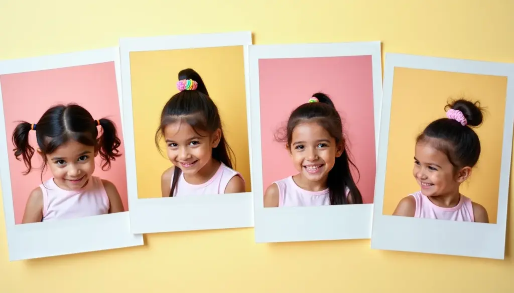 62 Ideias de Penteado Infantil Simples com Elastico para o Dia a Dia
