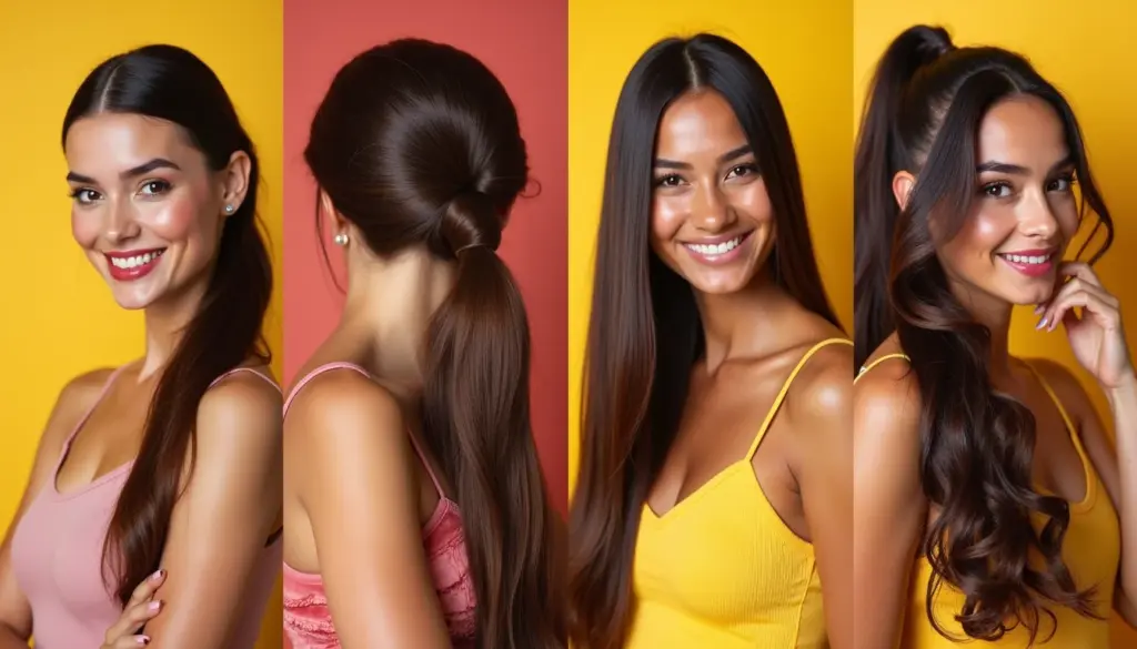 44 Penteados para Cabelo Liso Fácil e Rápido Elegantes em 5 Minutos 44 Penteados para Cabelo Liso Fácil e Rápido Elegantes em 5 Minutos