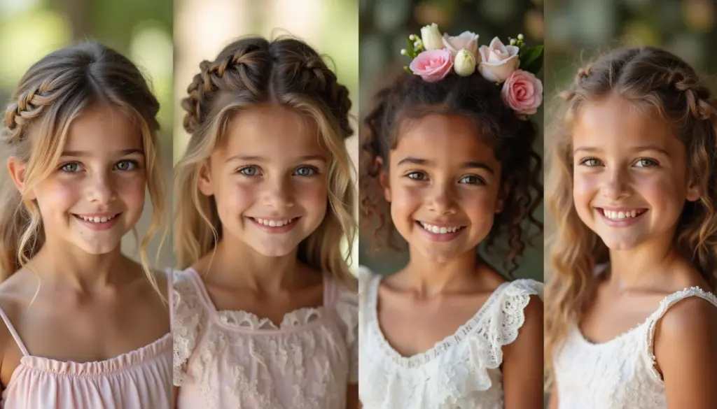 60 Penteados para Daminha de Honra Elegantes e Confortáveis para 2026