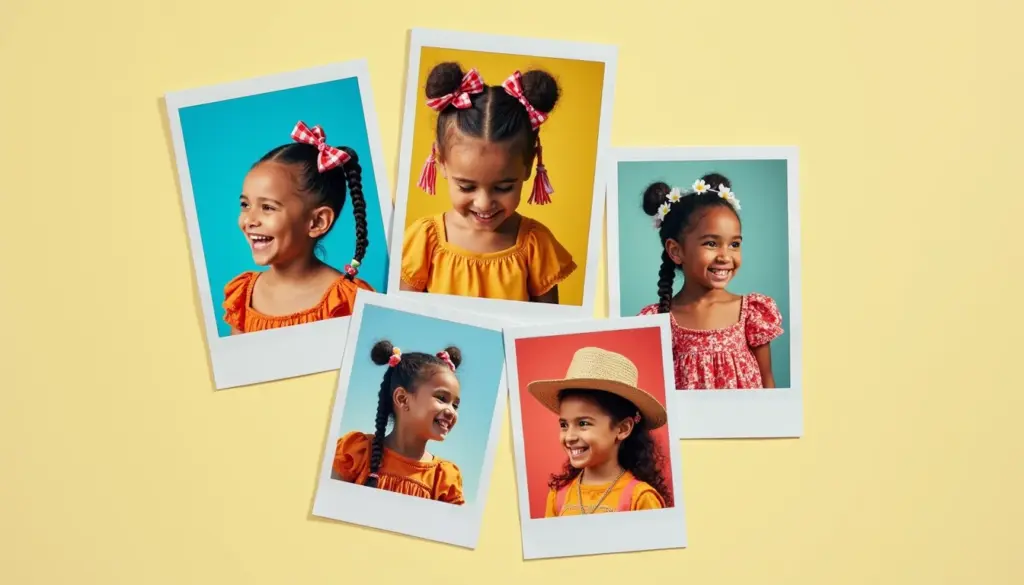 63 Penteados para Festa Junina Infantil Simples que Duram a Festa Toda